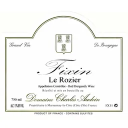 Domaine Charles Audoin Fixin Le Rozier