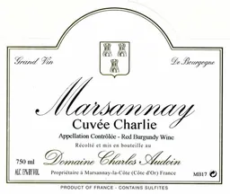 Marsannay Cuvee Charlie Blanc