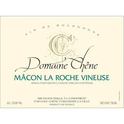 Macon La Roche Vineuse Blanc