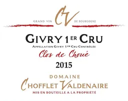 Domaine Chofflet-Valdenaire Givry Clos de Choue Premier Cru