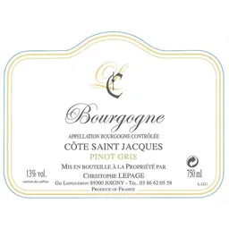 Bourgogne Blanc Cote Saint Jacques