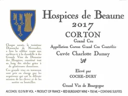 Corton Grand Cru "Charlotte Dumay" Hospices de Beaune