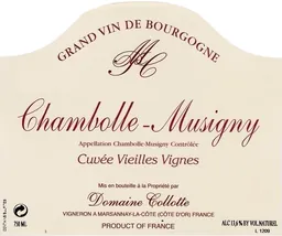 Chambolle-Musigny Cuvee Vieilles Vignes