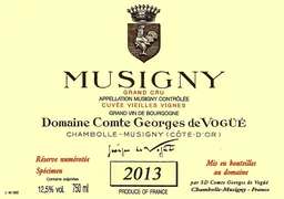 Domaine Comte Georges de Vogue Musigny Cuvee Vieilles Vignes Grand Cru