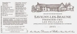 Domaine de Bellene Savigny-les-Beaune Les Peuillets Premier Cru