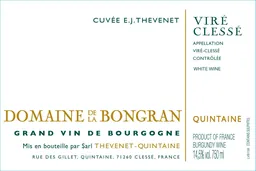 Domaine de la Bongran Vire-Clesse Cuvee E.J. Thevenet