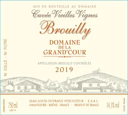 Brouilly Cuvee Vieilles Vignes