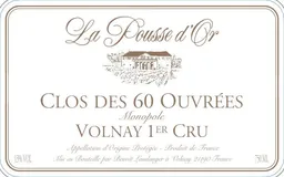 Volnay Clos des 60 Ouvrees Premier Cru Monopole
