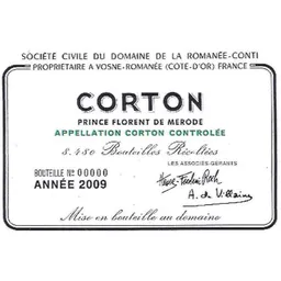 Domaine de la Romanee-Conti Corton Grand Cru