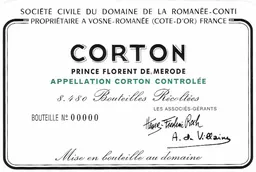 Corton Prince Florent de Merode