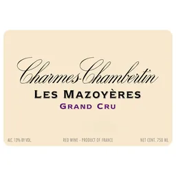 Charmes-Chambertin Les Mazoyeres Grand Cru
