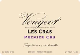 Vougeot Les Cras Premier Cru
