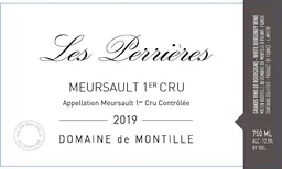 Domaine de Montille Meursault Les Perrieres Premier Cru