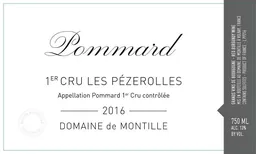 Domaine de Montille Pommard Les Pezerolles Premier Cru