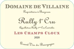 Domaine de Villaine Rully Les Champs Cloux Rouge