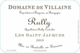 Domaine de Villaine Rully Les Saint-Jacques Blanc