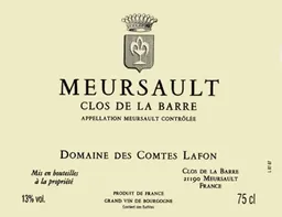 Meursault Clos de la Barre