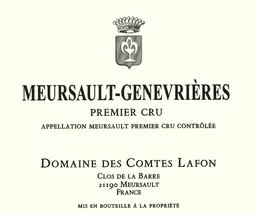 Meursault Genevrieres Premier Cru