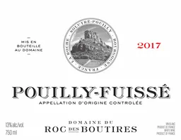 Domaine du Roc des Boutires Roc des Boutires Pouilly-Fuisse