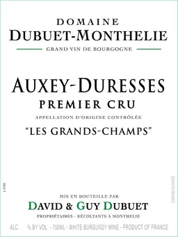 Domaine Dubuet-Monthelie Auxey-Duresses Les Grands Champs Premier Cru