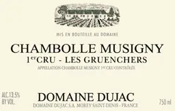 Chambolle Musigny Les Gruenchers Premier Cru