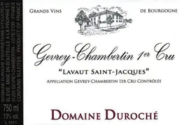Domaine Duroche Gevrey-Chambertin Lavaut Saint Jacques Premier Cru