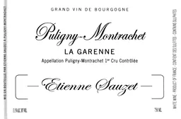Domaine Etienne Sauzet Puligny-Montrachet La Garenne Premier Cru