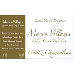 Domaine Frantz Chagnoleau Macon-Villages Le Carruge