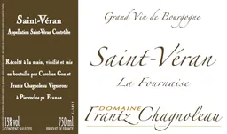 Domaine Frantz Chagnoleau St-Veran Fournaise