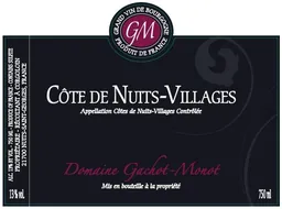Domaine Gachot-Monot Cote de Nuits-Villages
