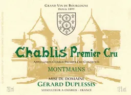 Chablis Montmains Premier Cru