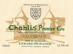 Chablis Vaugiraut Premier Cru