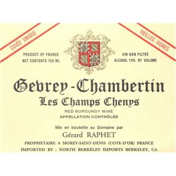 Gevrey-Chambertin Champ Chenys Vieilles Vignes