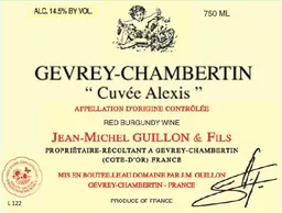 Gevrey-Chambertin Cuvee Alexis