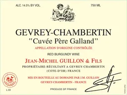 Gevrey-Chambertin Cuvee Pere Galland