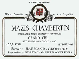 Mazis-Chambertin Grand Cru