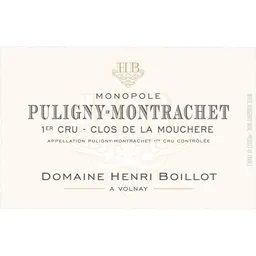 Domaine Henri Boillot Puligny Montrachet Clos de la Moucher Premier Cru
