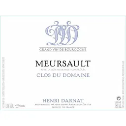 Meursault Clos Du Domaine