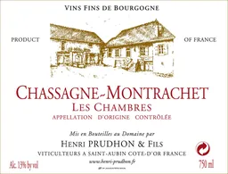 Chassagne-Montrachet Les Chambres Rouge