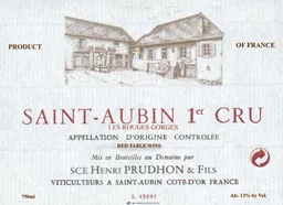 Saint-Aubin Les Rouges Gorges Premier Cru