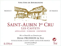 Domaine Henri Prudhon St-Aubin Les Castets Premier Cru