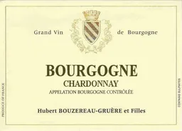 Bouzereau-Gruere Bourgogne Blanc