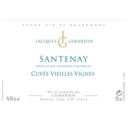 Domaine Jacques Girardin Santenay Cuvee Vieilles Vignes