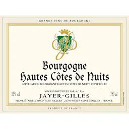 Jayer-Gilles Haute Cotes de Nuits Blanc