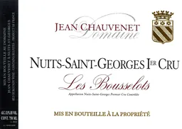 Nuits-St-Georges Les Bousselots Premier Cru
