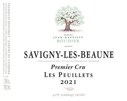 Domaine Jean-Baptiste Boudier Savigny-les-Beaune Les Peuillets Premier Cru