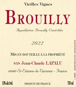 Brouilly Vieilles Vignes