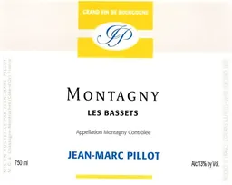 Domaine Jean-Marc Pillot Montagny Les Bassets