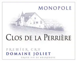 Domaine Joliet Fixin Clos de la Perriere Premier Cru