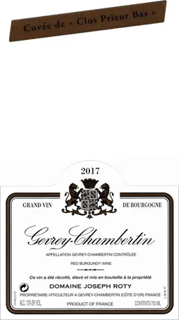 Gevrey-Chambertin Clos Prieur Bas